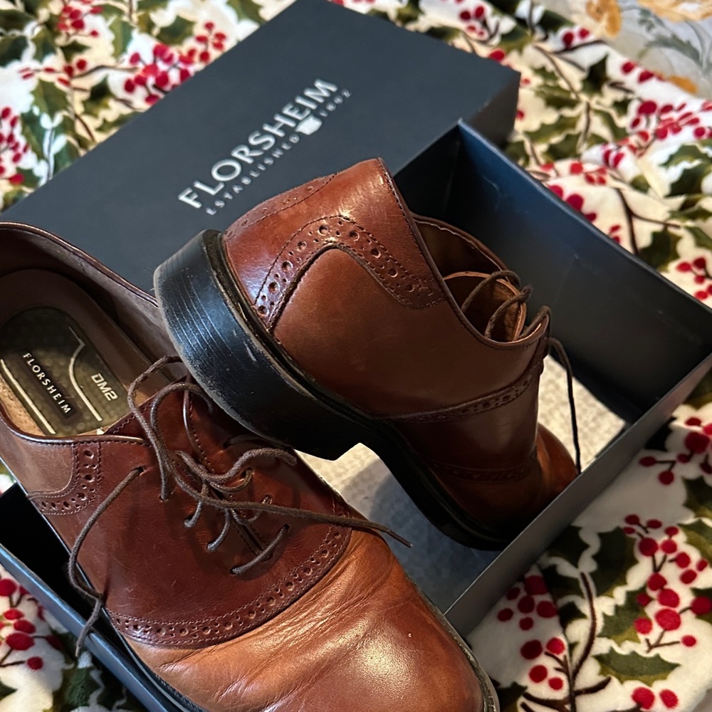 Florsheim Men's Tan and Brown Oxford Shoes